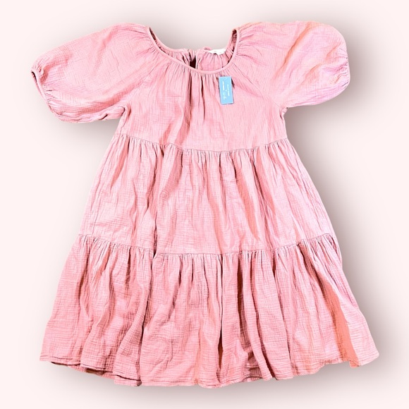 Joe Fresh Pink Midi Dress with Elegant Design - Picture 4 of 8